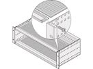 SCHROFF EuropacPRO Afdekplaat voor horizontale rail type L, licht, 84 pk, 235 mm