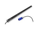 BACHMANN IT PDU ALU 1U 24x C13 3x C19 plug CEE L+N+PE 16A blue