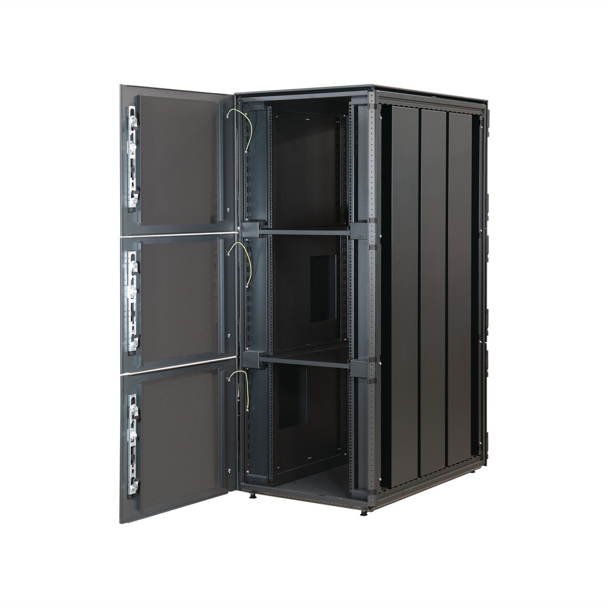 SCHROFF Varistar systeemkast, RAL 7021, 4 vakken, 42 HE, 2000H, 800W, 1000D