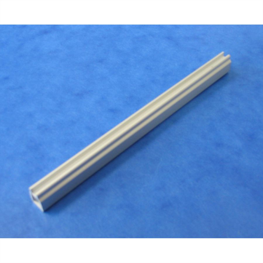 SCHROFF Guide Rail Multi Piece, Mid-Piece, Aluminium Extrusion, 280 mm, 2 mm Groove Width, Silver, 10 Pieces