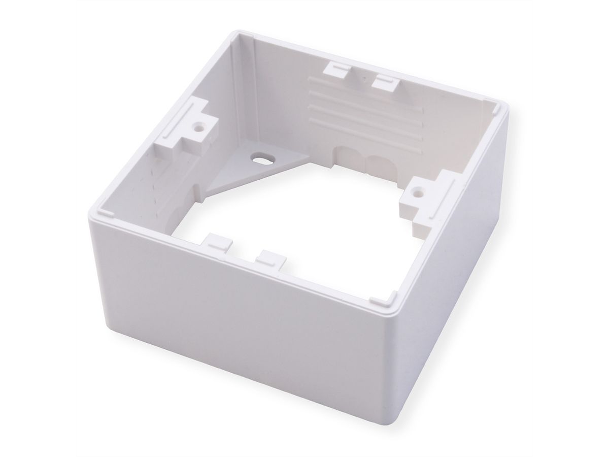 EasyLan preLink / fixLink datacontactdoos wit, 80x80x42 mm RAL 9010