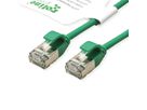 ROLINE GREEN F/UTP DataCenter Patchkabel Cat.6A (Class EA), LSOH, extra dun, groen, 0,5 m