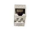 ROLINE Cat.6A (Class EA) Keystone, RJ-45, afgeschermd, zonder gereedschap, compact, zilverkleurig