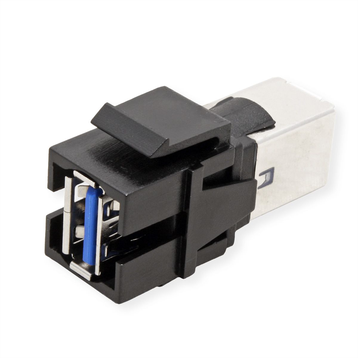 BACHMANN Keystone USB 3.0 Koppeling A/B Female-Female zwart