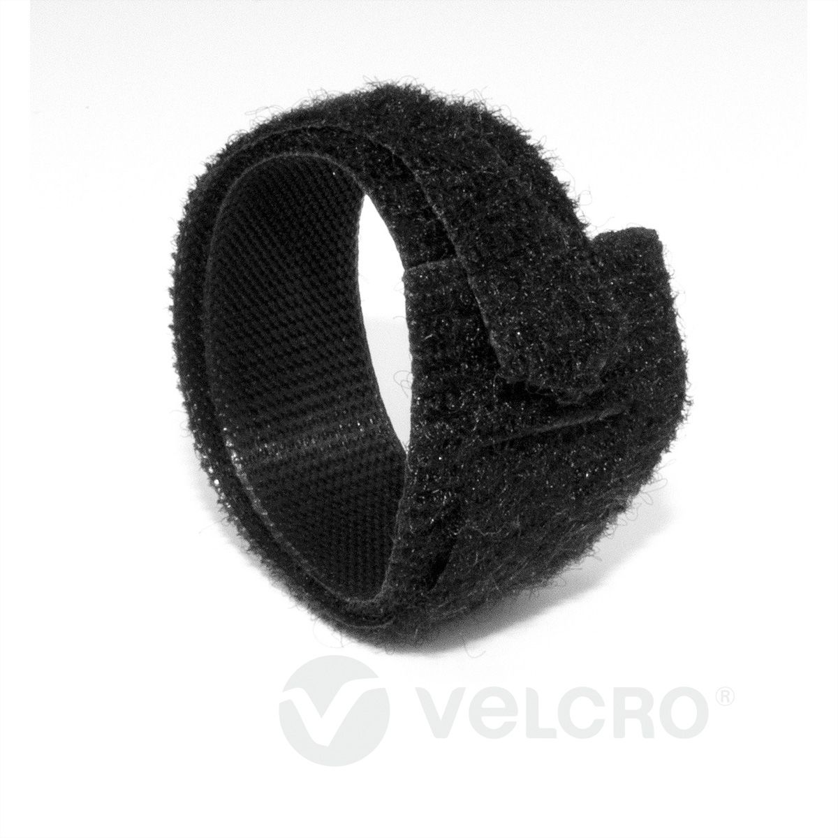 VELCRO® One Wrap® Bindband 20 mm x 200 mm, 25 stuks, vlamvertragend, zwart