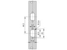 SCHROFF 19" Front Panel With D-Sub Cutout, 2x9-pin, 3U, 4 HP, 2.5 mm, Al, RAL 7035