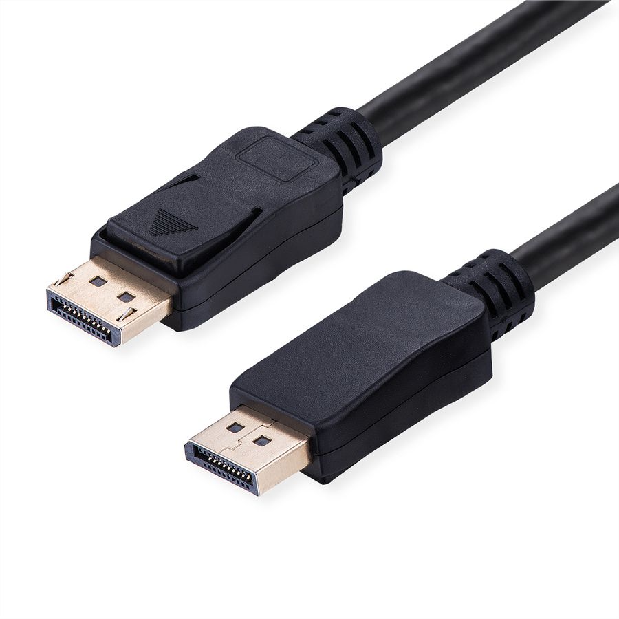 VALUE DisplayPort Kabel, v2.1, 16K, 54Gbit/s, DP M/M, zwart, 3 m