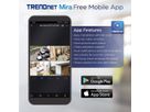 TRENDnet TV-IP1313PI, Bullet Kamera 5MP Indoor/Outdoor H.265 PoE Long Range IR