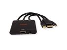 ROLINE adapterkabel Mini DisplayPort / DisplayPort / Type C - HDMI, Actief, 0,15 m
