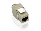 VALUE Cat.6A (klasse EA) Keystone, RJ-45, afgeschermd, zonder gereedschap, SLIM.