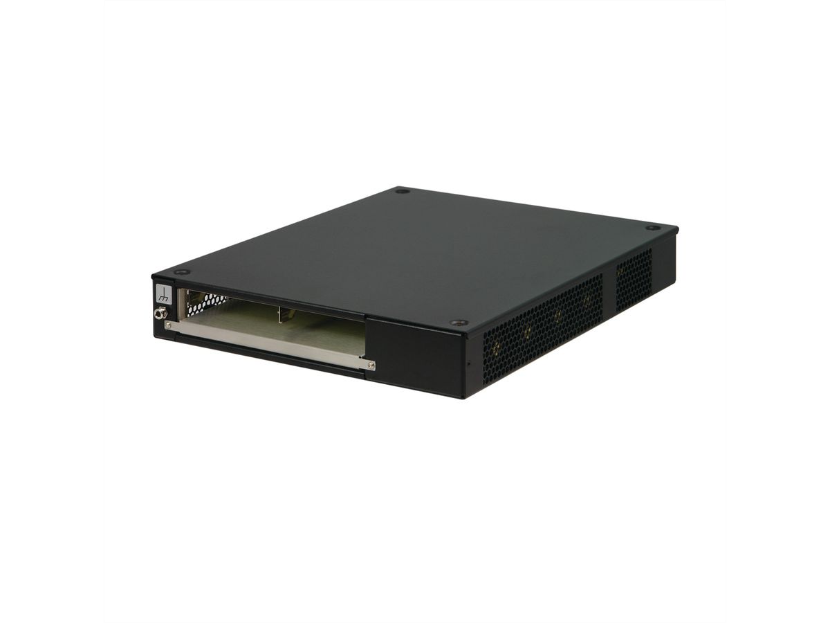 SCHROFF MTCA.0 Systeem voor 2 AMC-modules, enkelvoudig, volledig, 1 HE