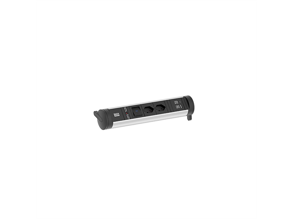 BACHMANN CYCLE Base 2xCH 1xSwitch 1xUSB A/C 22W 0.2m GST18