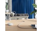 BACHMANN DESK2 3x Geaard stopcontact 2x ABD GST18 , wit