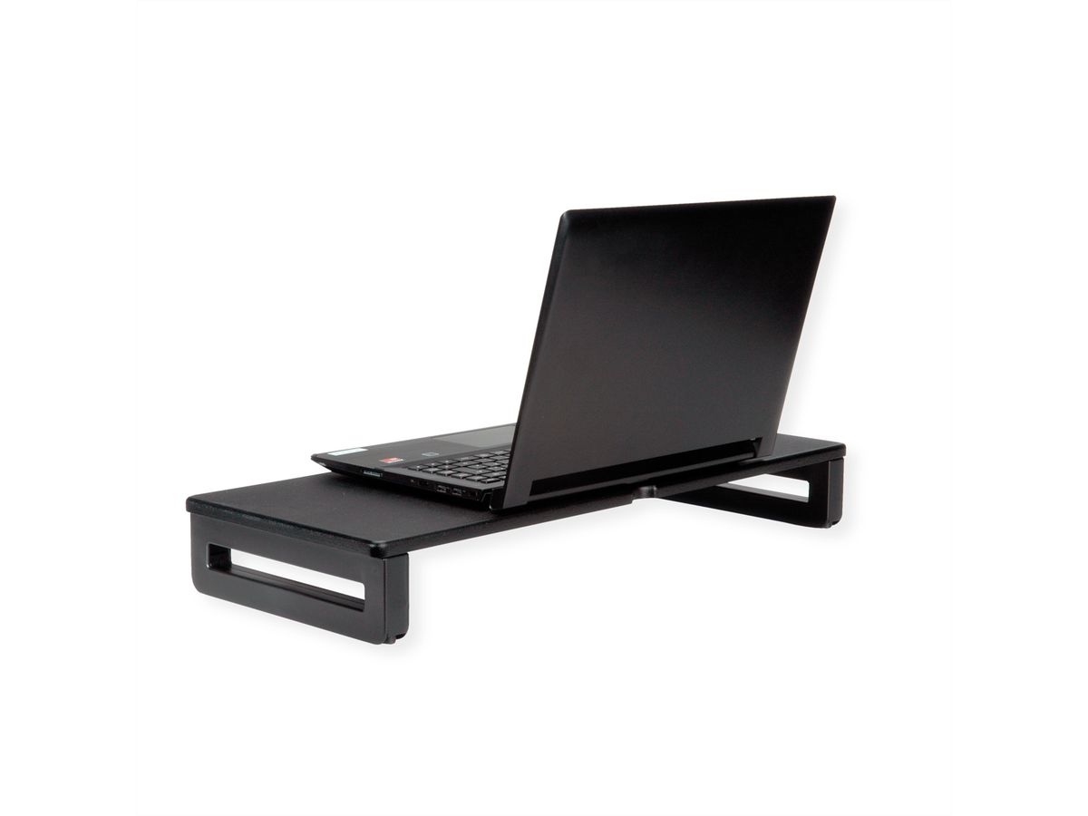 VALUE monitor/laptopstandaard, in hoogte verstelbaar, zwart
