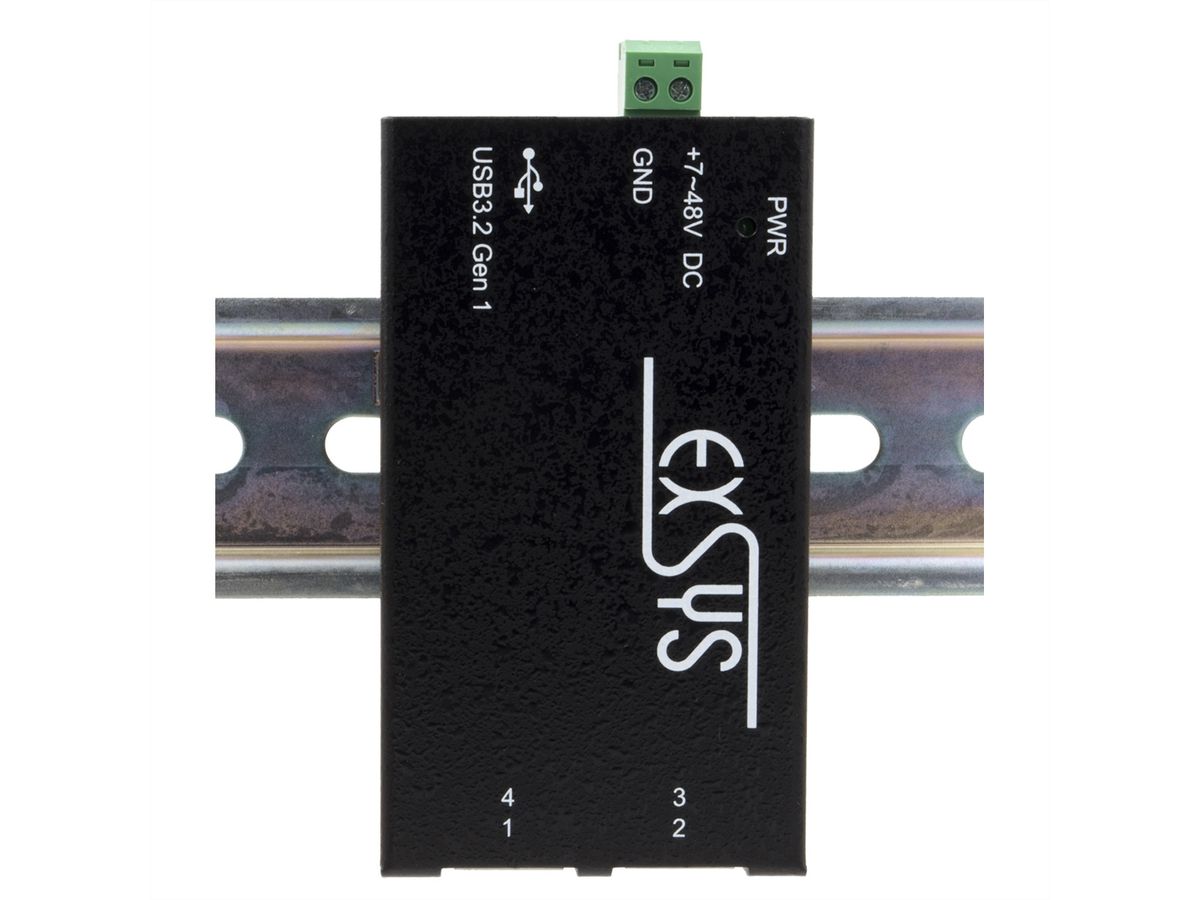 EXSYS EX-1181HMS 4 Port USB  3.2 Gen1 HUB mit15KV ESD Überspannungsschutz