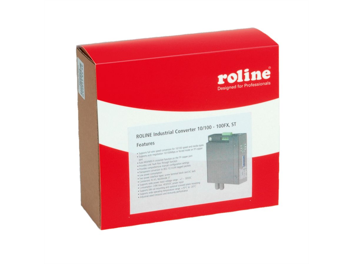 ROLINE Industrie converter RJ-45, ST