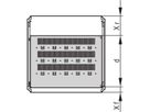 SCHROFF Varistar Shelf, Stationary, 75 kg, RAL 7035, 800W 700D