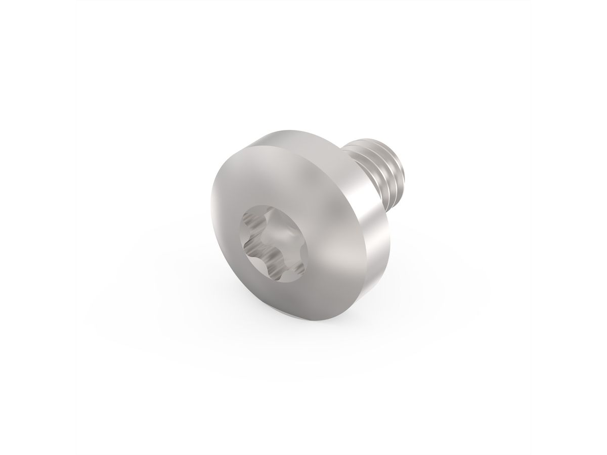SCHROFF Kruiskopschroef, Torx, GND-functie, staal verzinkt, M4 × 6 mm, 100 stuks