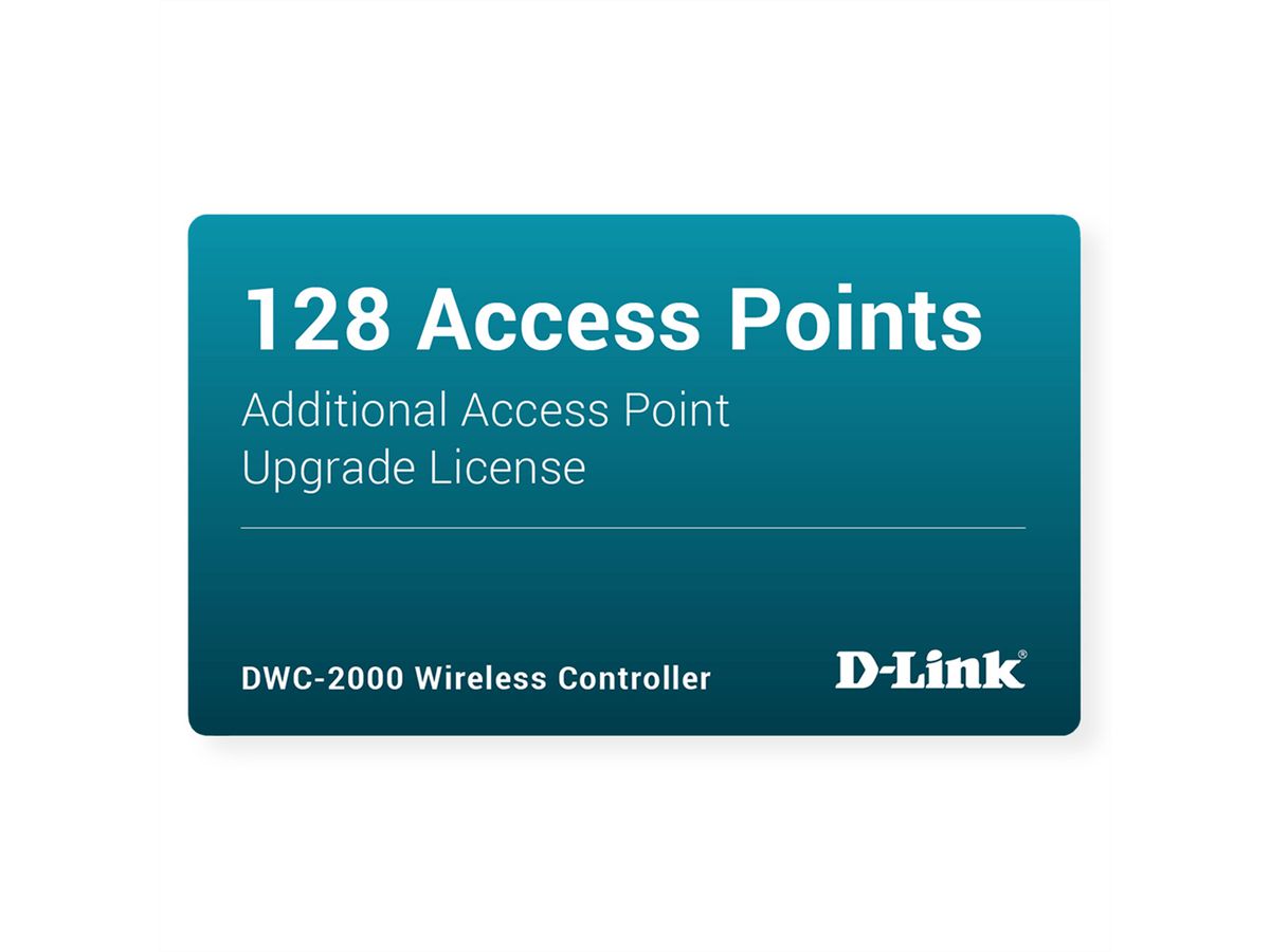 D-Link DWC-2000-AP128-LIC Softwarelicentie en -upgrade