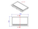 BACHMANN CONI COVER montageframe, 3-voudig wit