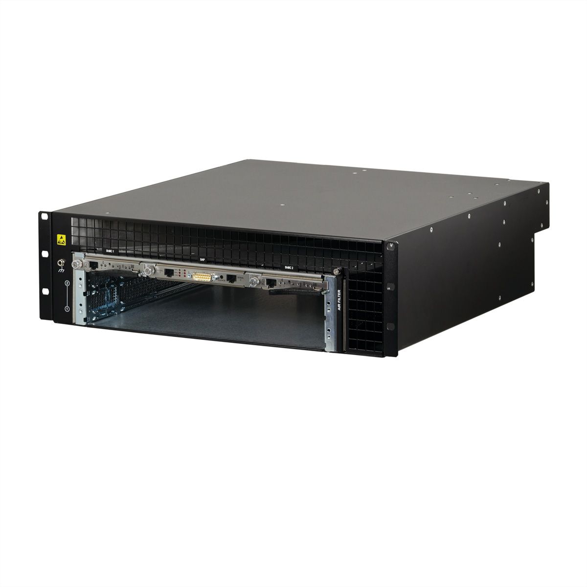 SCHROFF ATCA System 450/40 FTR Series, 2 Slot, DC, Hub/Hub, Radial IPMB