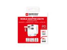 Skross PRO Light USB AC30PD World Travel Adapter, worldwide