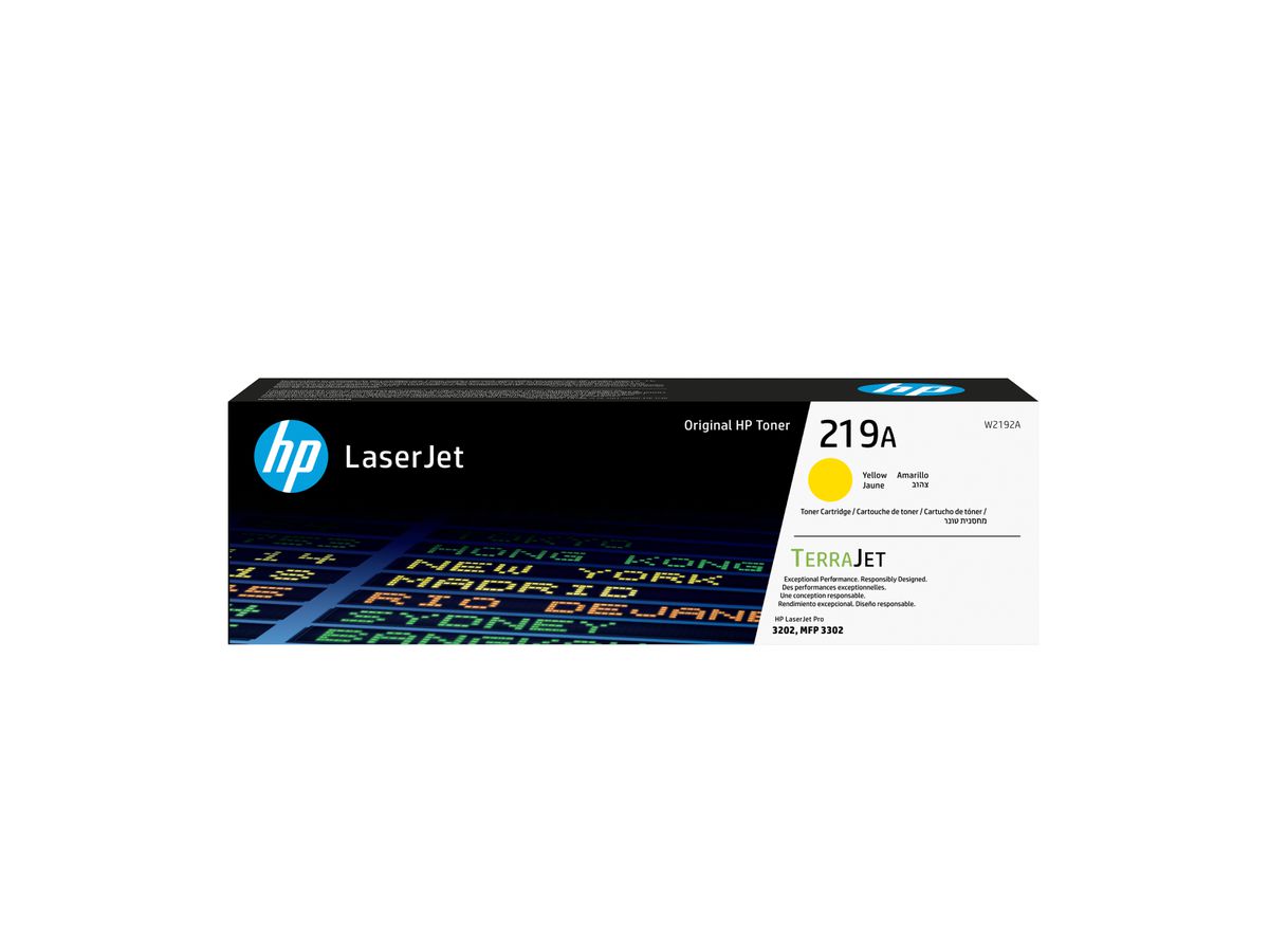 HP 219A Yellow Original LaserJet Toner Cartridge
