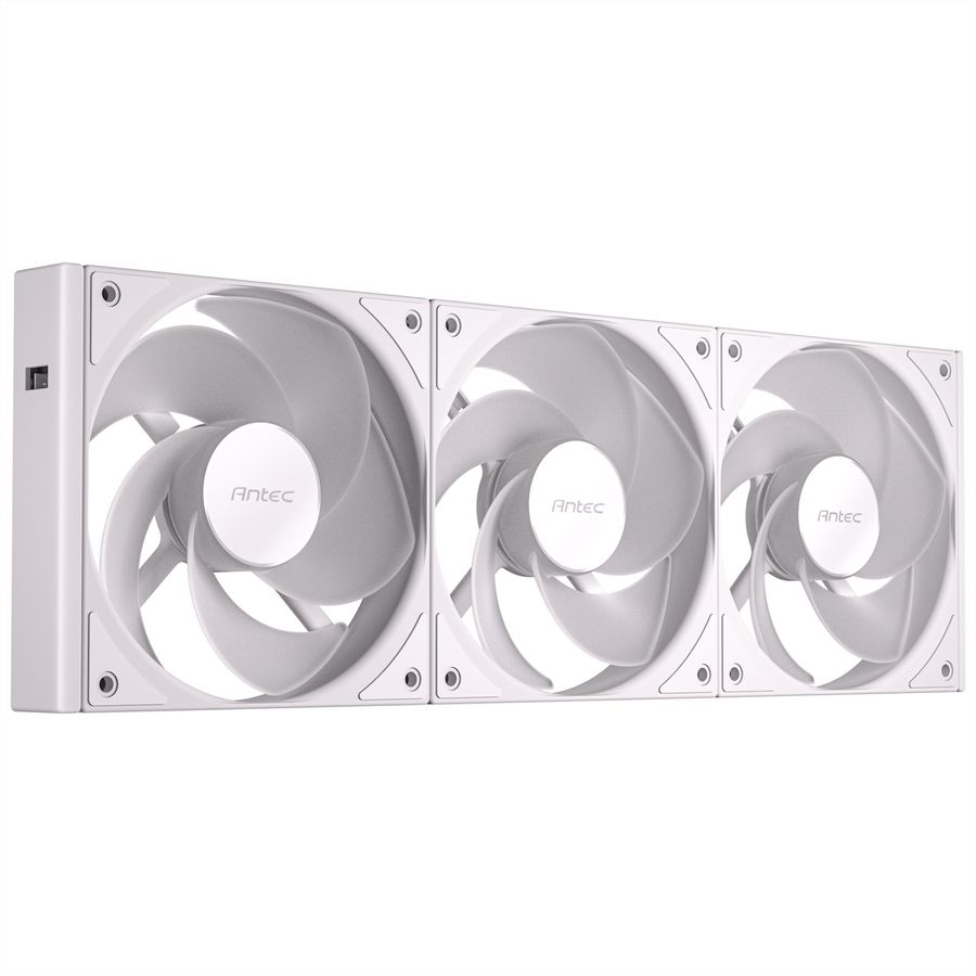ANTEC C120R ARGB White PC Case Fan, 3-Pack, white