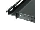 VALUE 19" glasvezel patchbox, leeg 1 HE, uittrekbaar, geschikt voor 24x SC-DX of 24x LC 4-voudig