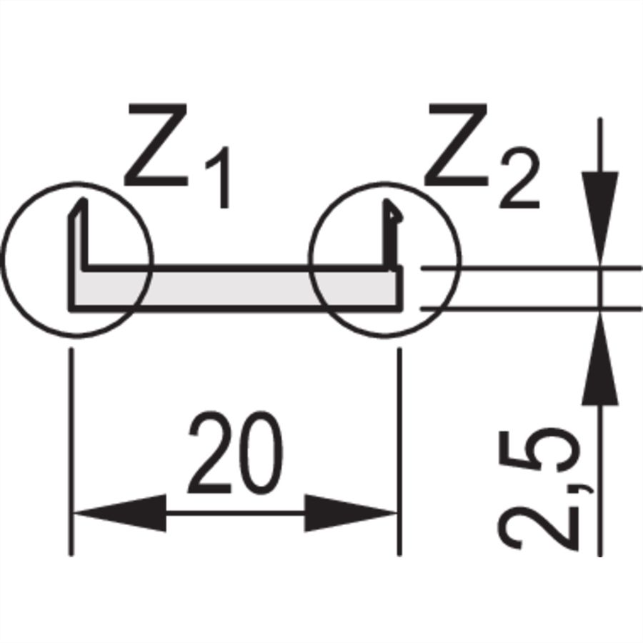 SCHROFF U-profile Front Panel, Shieldable, D-Sub Cutout, 3 U, 4 HP, 3 x 9 Pin, 2.5 mm, Al, Front Anodized, Rear Conductive