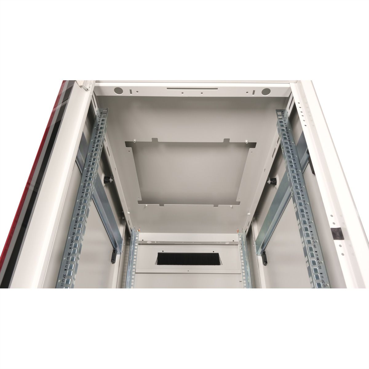 ROLINE 19-inch Network Cabinet Pro 47 U, 600x1000 WxD glass door grey