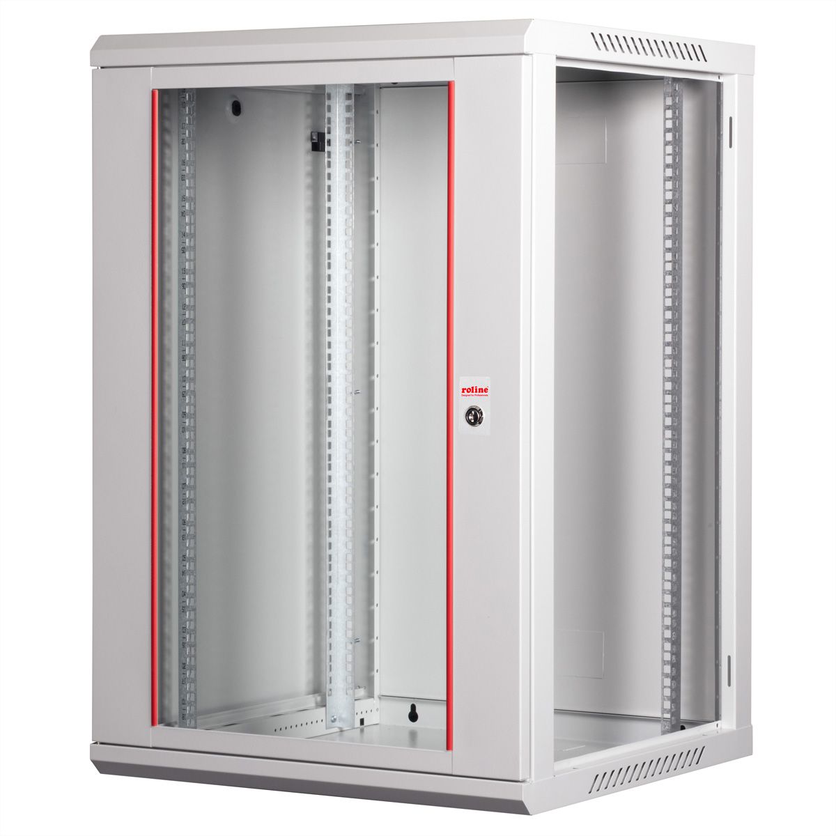 ROLINE 19-inch wandbehuizing Basic Plus 18U, 600x600 BxT grijs