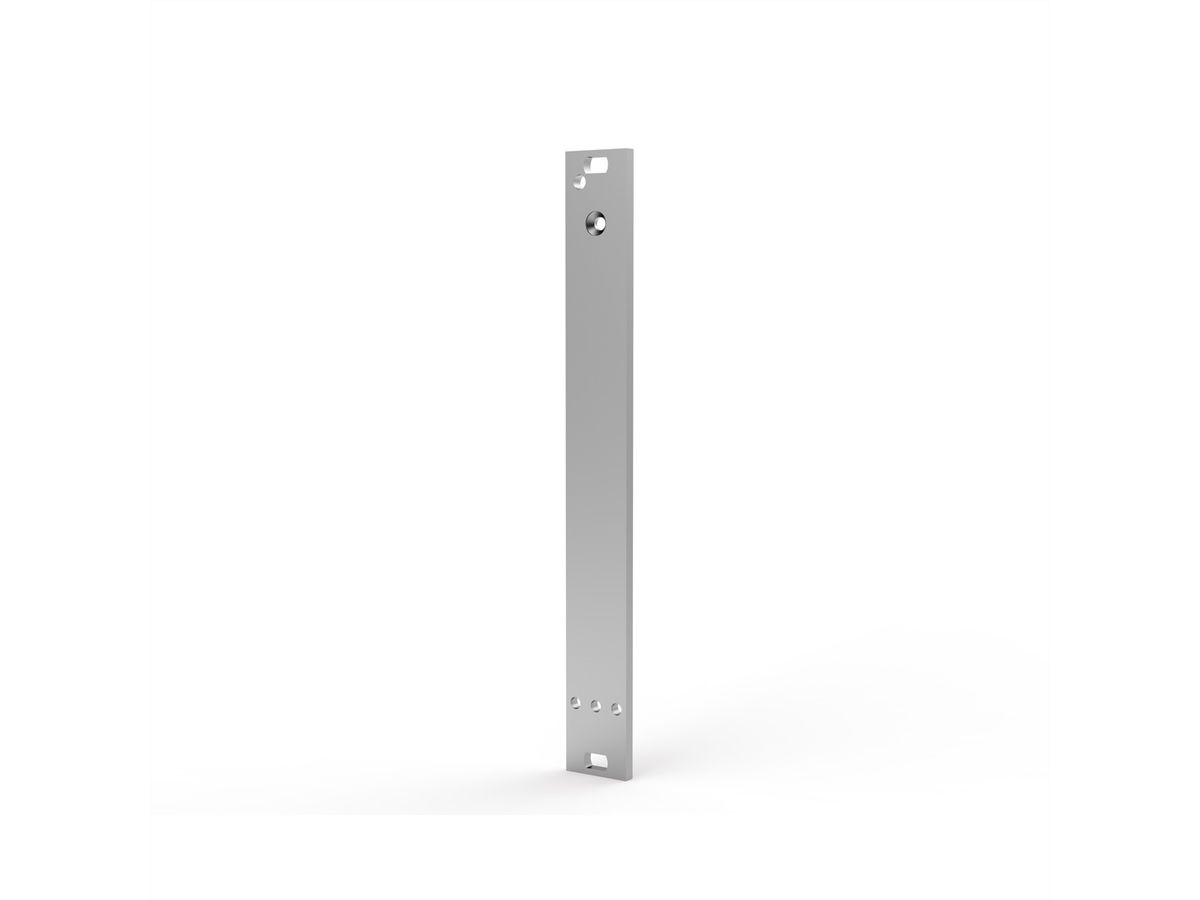 SCHROFF Plug-In Unit Front Panel, Unshielded, for Static Trapezoid Handle, 3 U, 3 HP, 2.5 mm, Al, Front Anodized, Rear Conductive