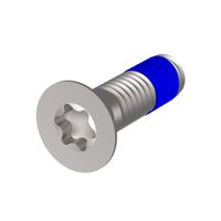 SCHROFF montagedelen voor robuuste componenten, schroef, verzonken kop, Torx, met schroefdraadborging, M4 x 14