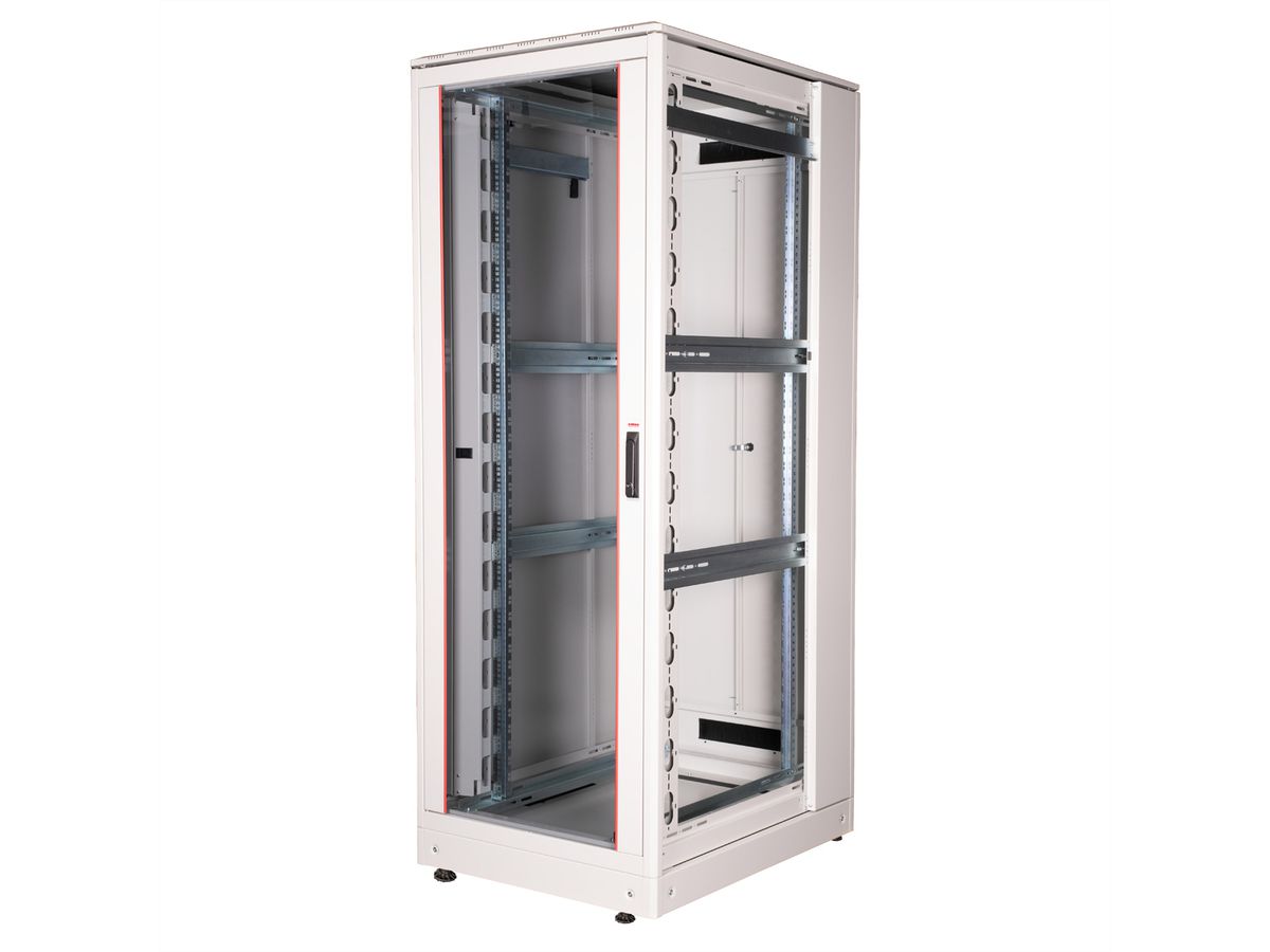 ROLINE 19-inch netwerkkast Pro 42 U, 800x1000 BxD Glazen deur grijs