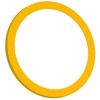 BACHMANN PIX Colourful decorative ring set Classic, 5 coloured decorative rings
