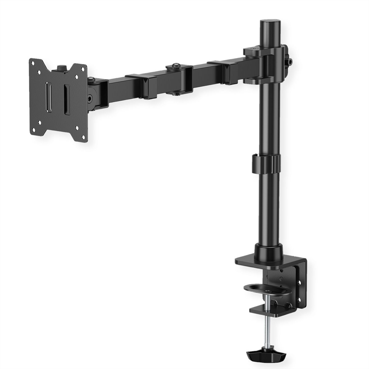 VALUE Heavy Duty Monitor Arm, Pole-Mounted, 17–49 inch, max. 20 kg