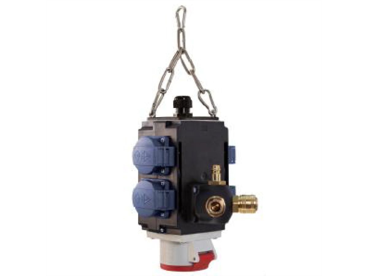 BACHMANN ENERGY TUBE 4xCEE7/3 1xCEE, IP44 Compressed air 1in 2out