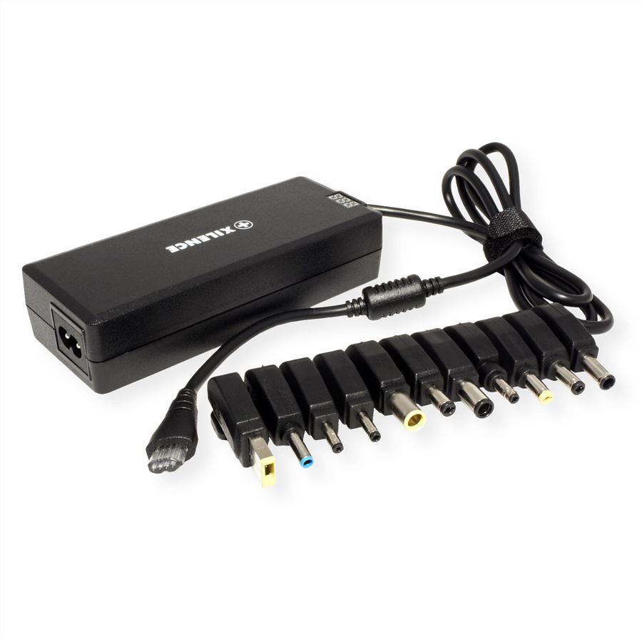 Xilence Universal Notebook Charger, XM012, 11 Adapters, LED Display, 120W