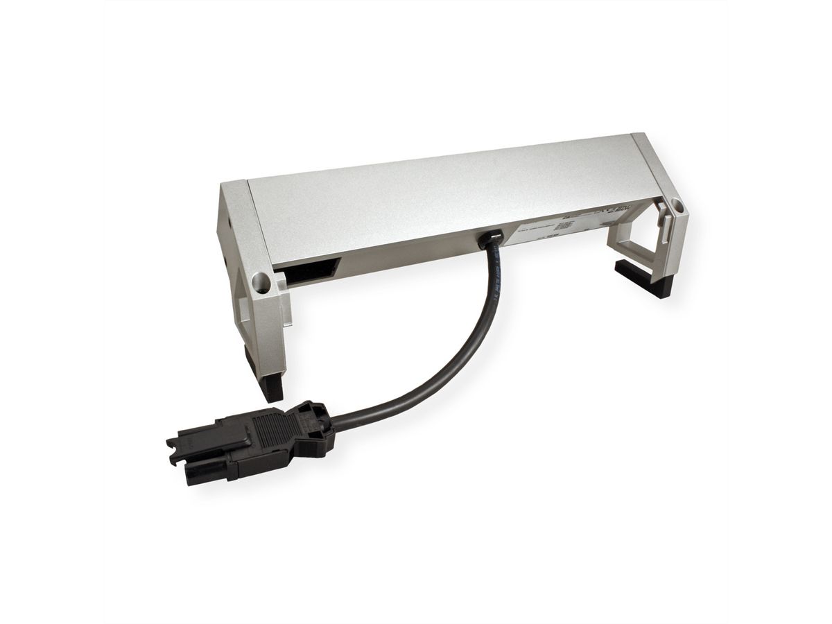 BACHMANN DESK2 2xUTE 1xUSB C 60W 1xCM 0.2m GST18 INOX