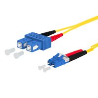 METZ CONNECT OpDAT patch cord, SC-D/LC-D OS2, 0.5 m
