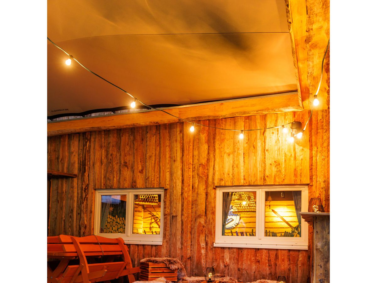 BACHMANN fairy lights, 10 sockets, 10 m