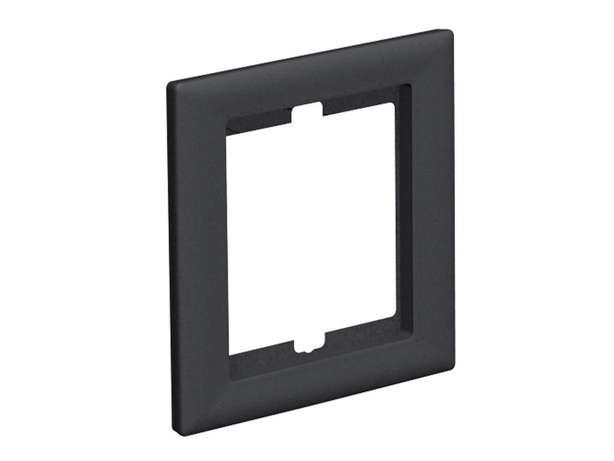BACHMANN adapter frame for custom module 50x50mm, black