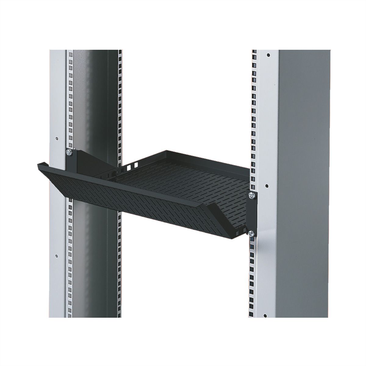 SCHROFF 19" Apparatuurrek, RAL 7021, 2 HE