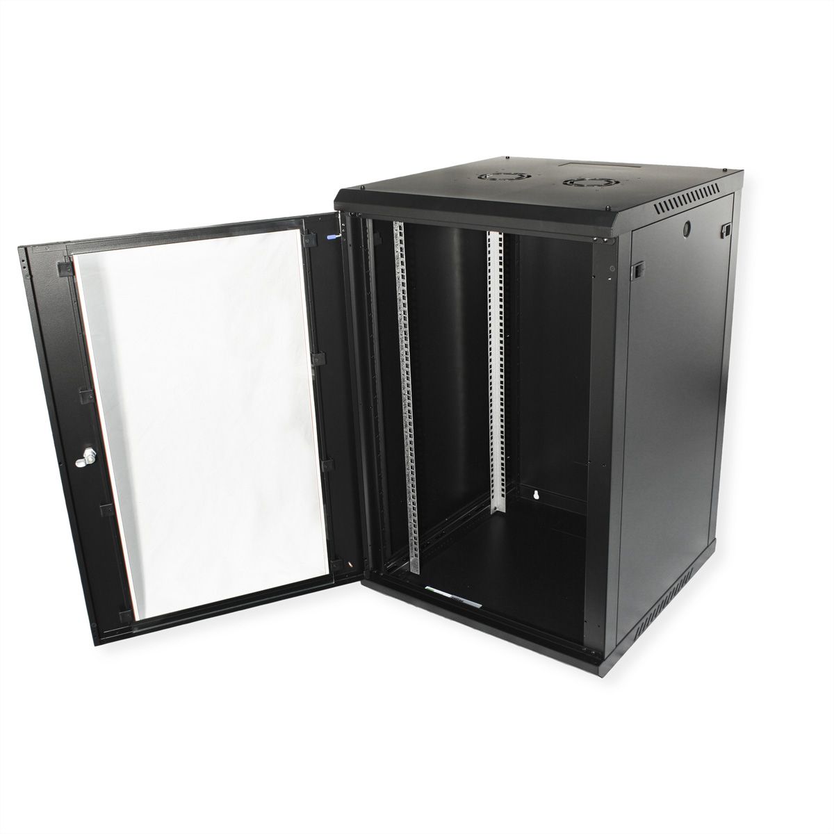 ROLINE 19-inch wandbehuizing Basic Plus 18U, 600x600 BxD zwart