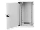 ROLINE 10-inch wandbehuizing 12 U, 312x300 BxD grijs