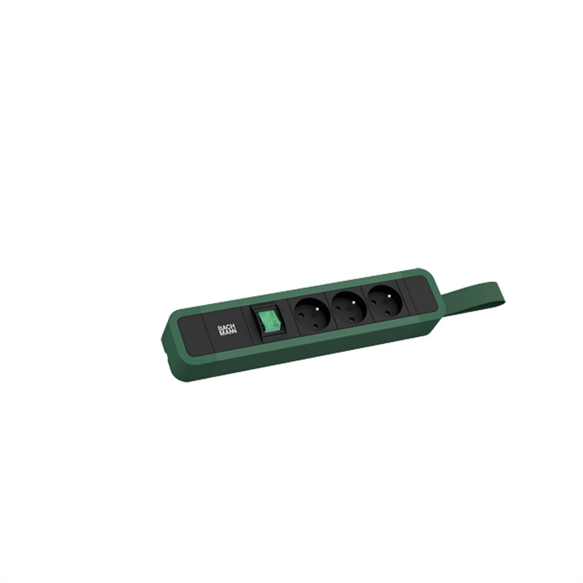 BACHMANN PRIMO 2 3xUTE 1xswitch with loop 2.0m CEE7/7 RAL6028