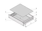 MULTIPAC PRO 3U 460D PLAIN COVERS