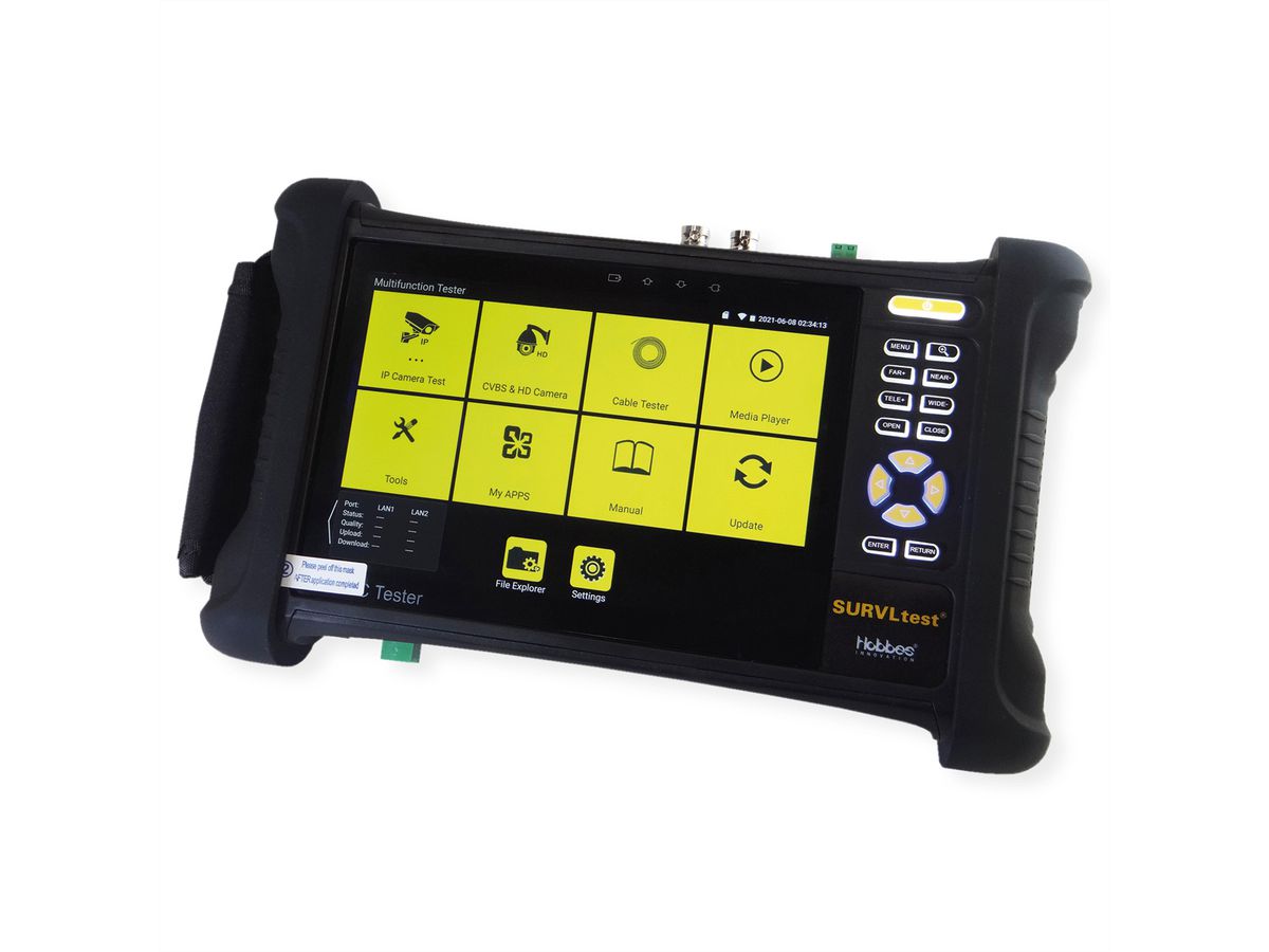 HOBBES SURVLtest, CCTV Tester for IP/HD Coax/Analogue