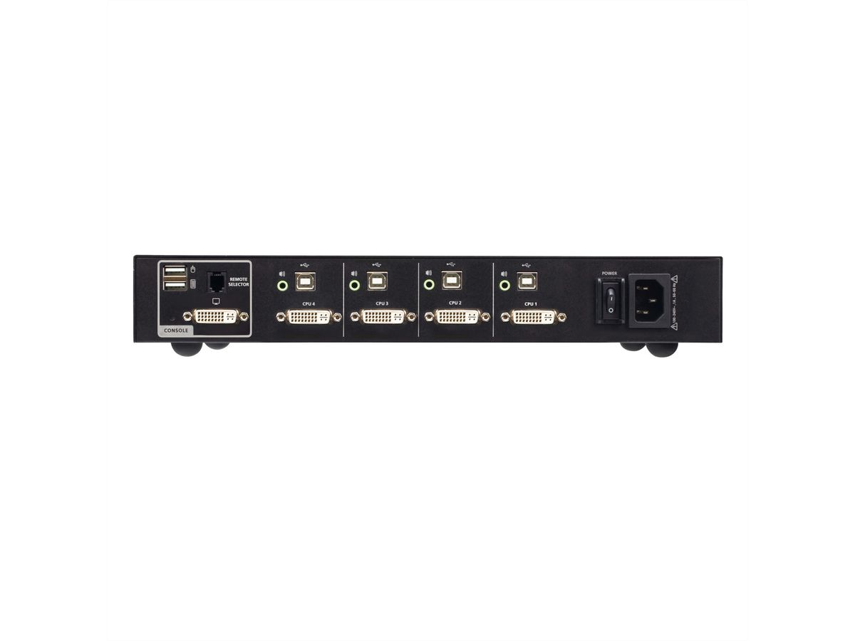 ATEN CS1184D4 4-Poorts USB DVI Secure KVM Switch